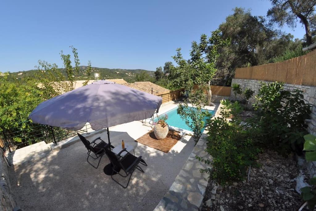 Villa Paxos Adamantia With Private Pool Gaios Exterior photo
